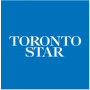 The Toronto Star logo, featuring white uppercase text on a solid blue background, representing the Canadian newspaper known for news and journalism.